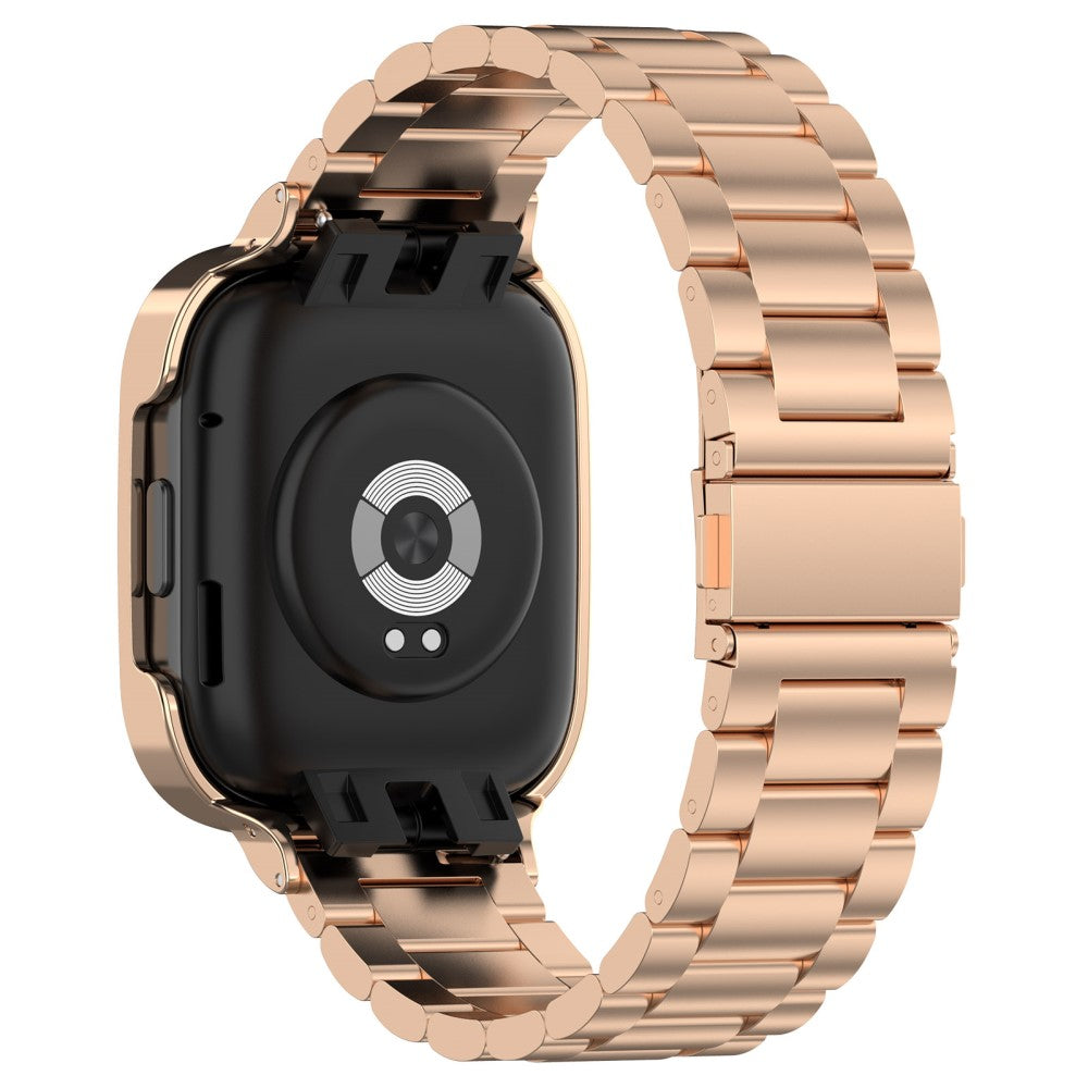 Xiaomi Redmi Watch 3 / Mi Watch Lite 3 stainless steel strap with cover - Rose Gold