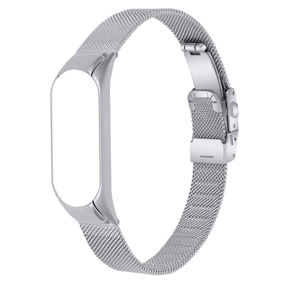 Xiaomi Mi Smart Band 4 / 3 milanese stainless steel watch strap - Silver