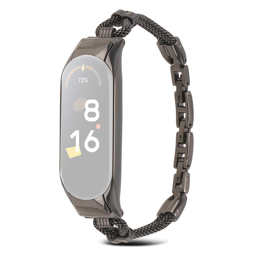 Xiaomi Mi Smart Band 4 / 3 copper chain style watch strap - Black