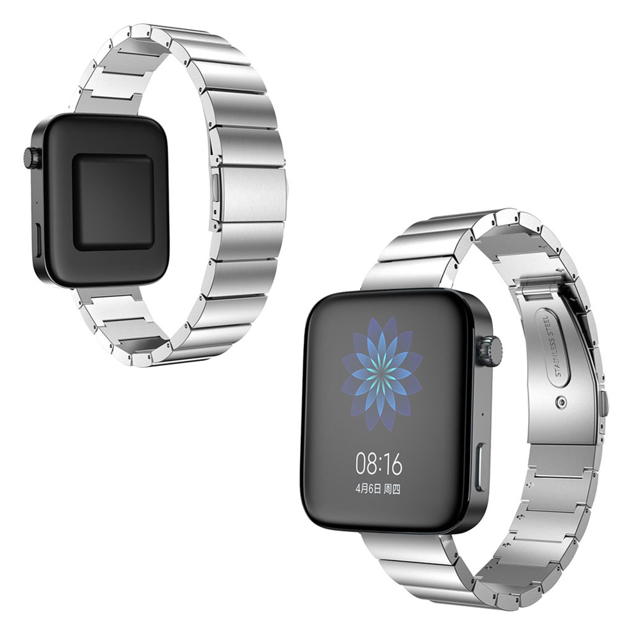 Xiaomi Mi Watch durable stainless steel watch band - Silver