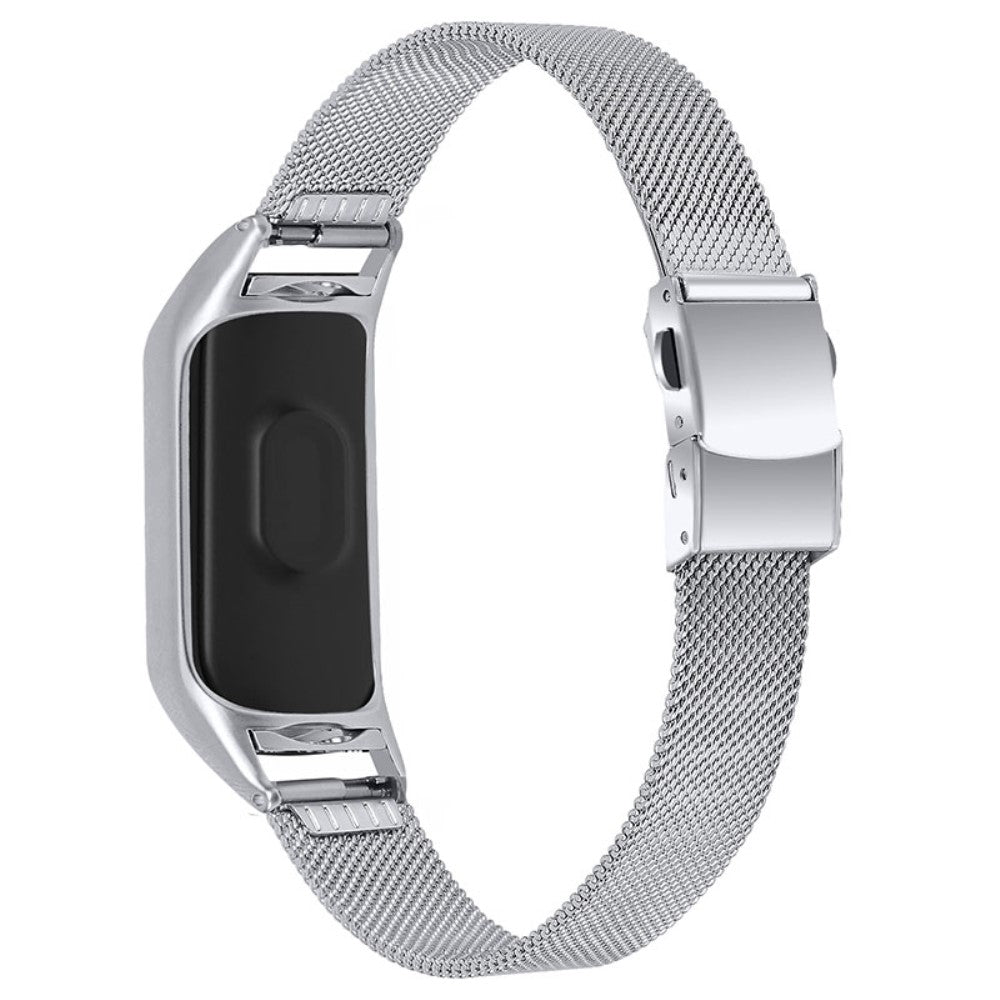 Xiaomi Mi Band 5 milanese stainless steel watch strap - Silver Pink