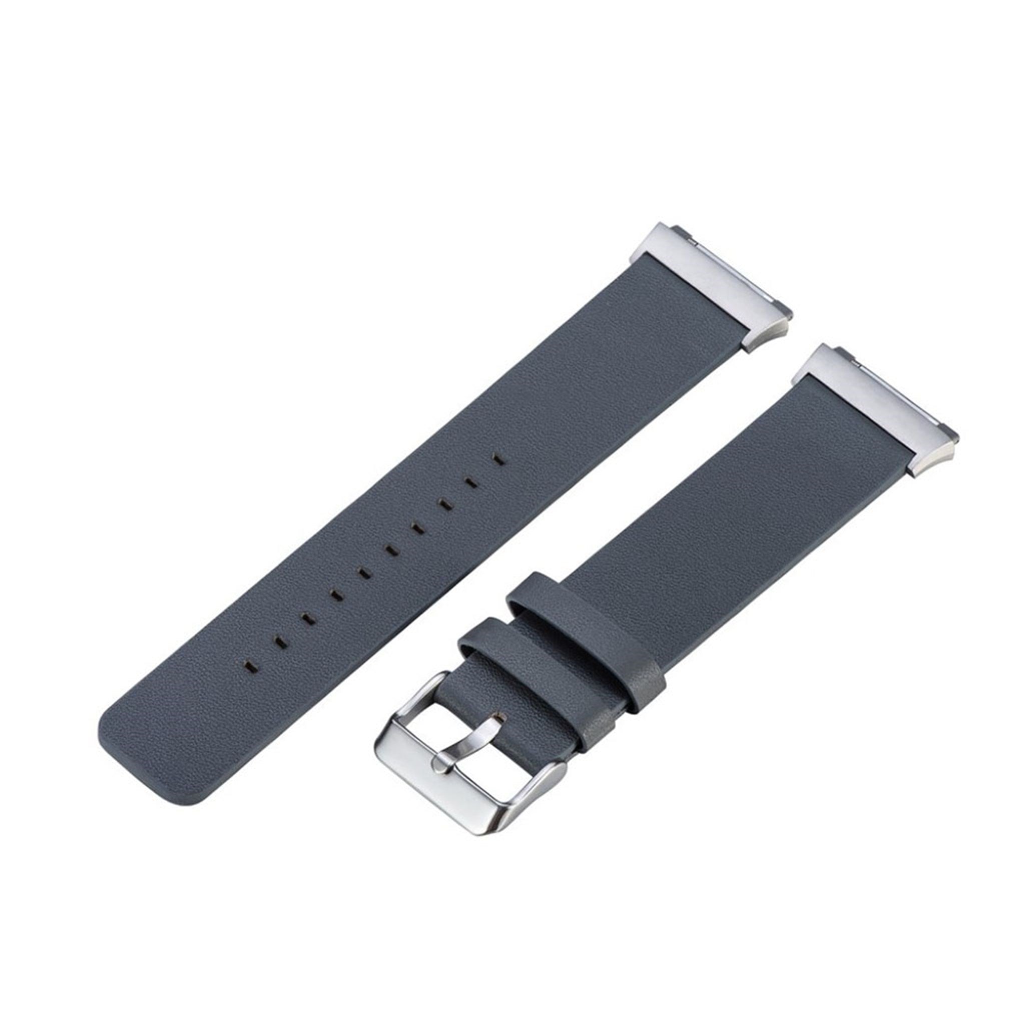 Fitbit Ionic genuine leather watch strap- Grey