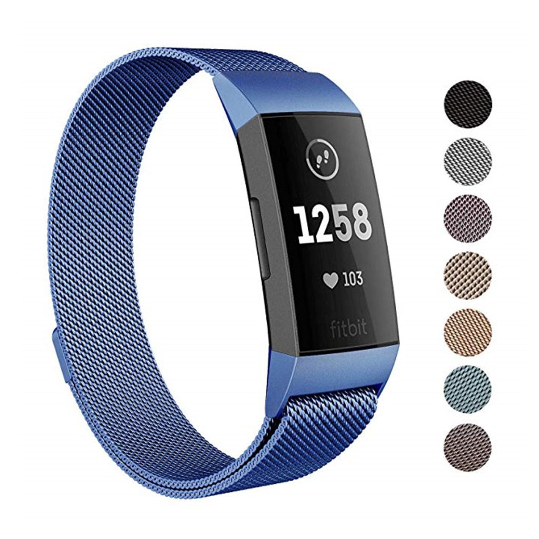 Fitbit Charge 3 milanese watch strap - Blue