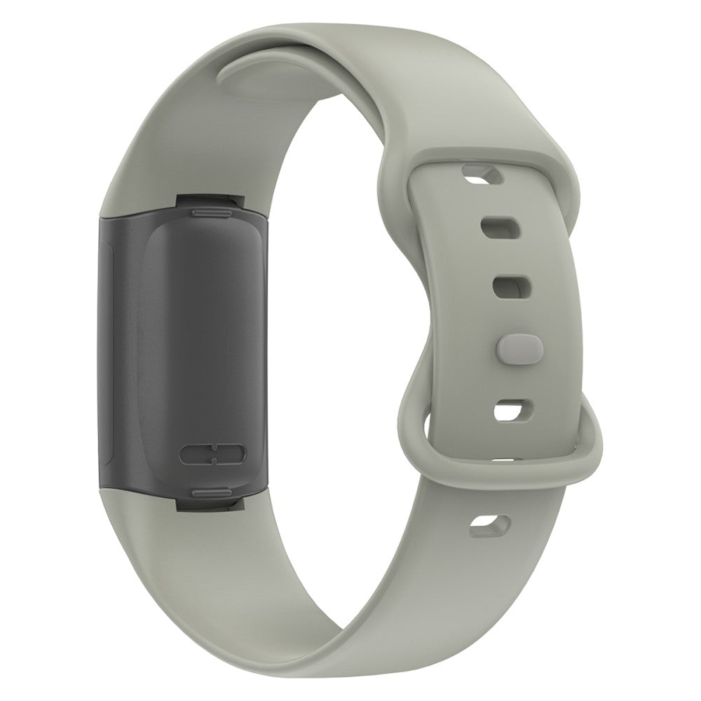 Fitbit Charge 5 simple TPU watch strap with 8-shaped buckle - Grey