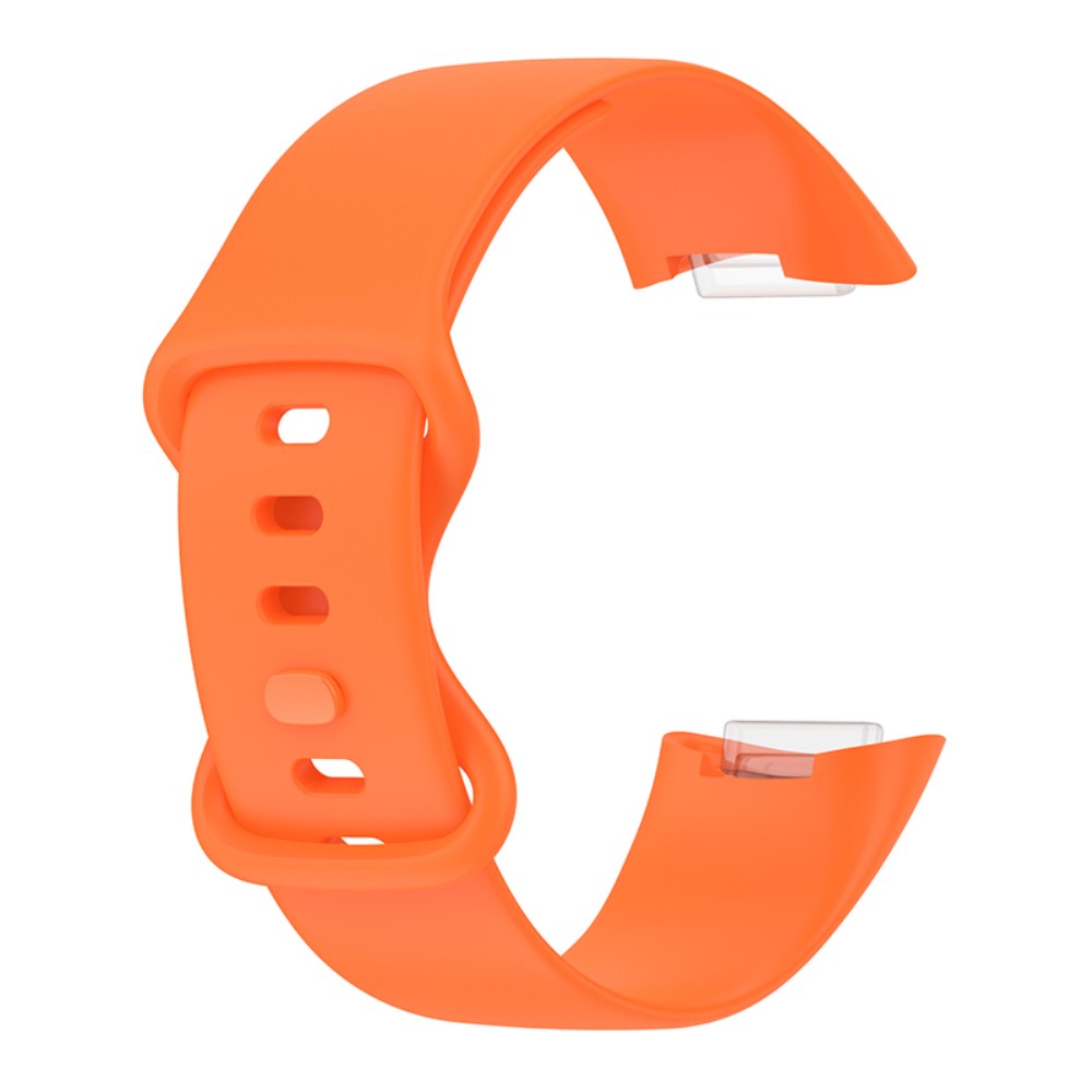 Fitbit Charge 5 simple silicone watch strap - Orange