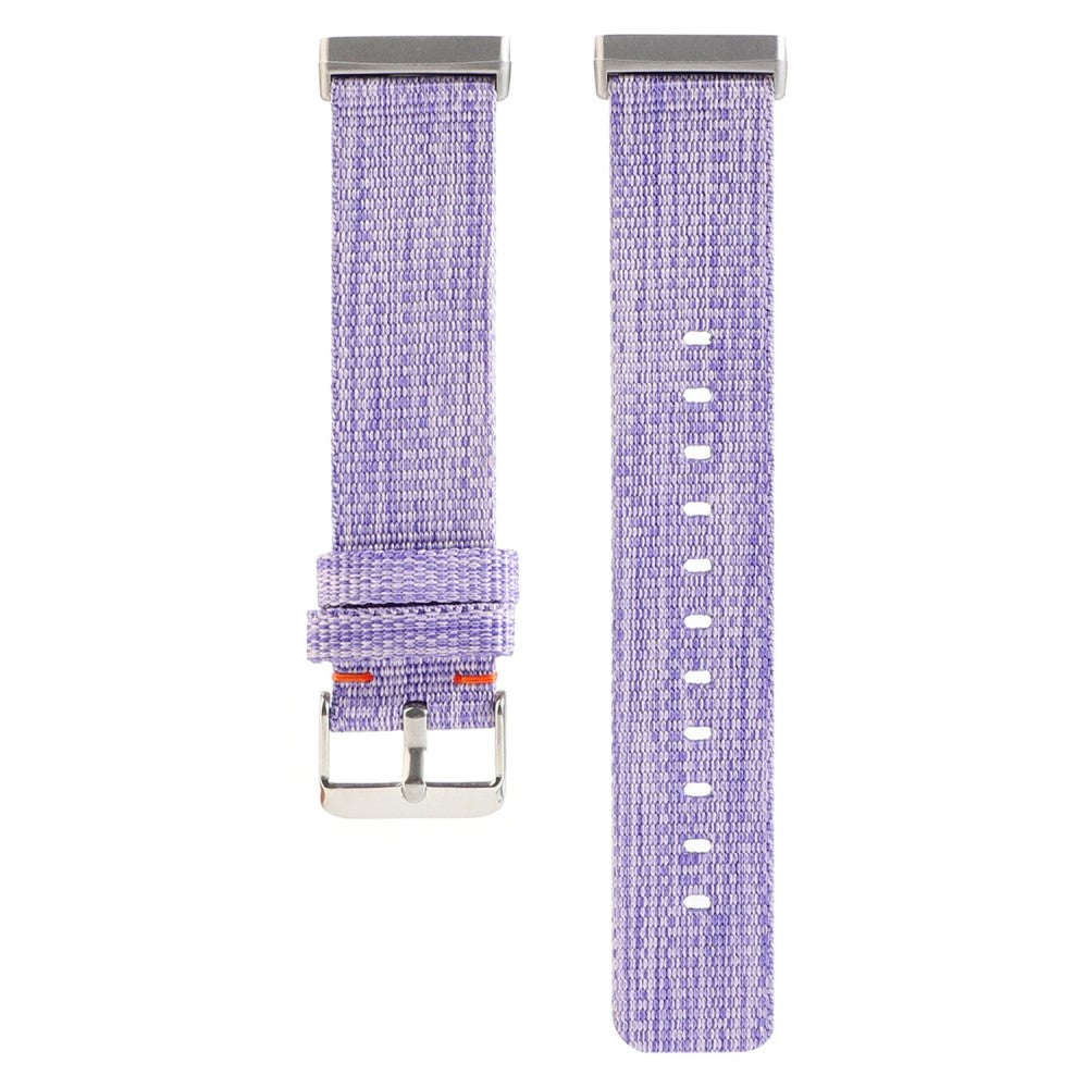 Fitbit Sense 2 / Versa 4 nylon watch strap - Purple