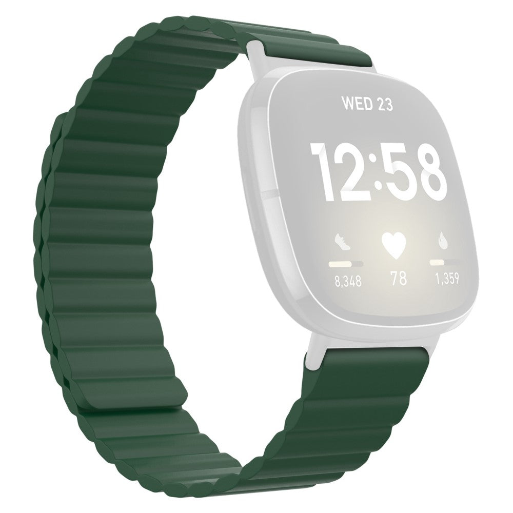 Fitbit Sense 2 / Versa 4 silicone watch strap - Green