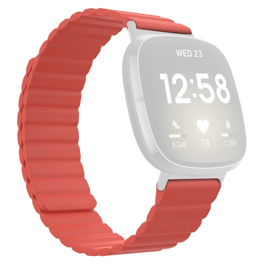 Fitbit Sense 2 / Versa 4 silicone watch strap - Red