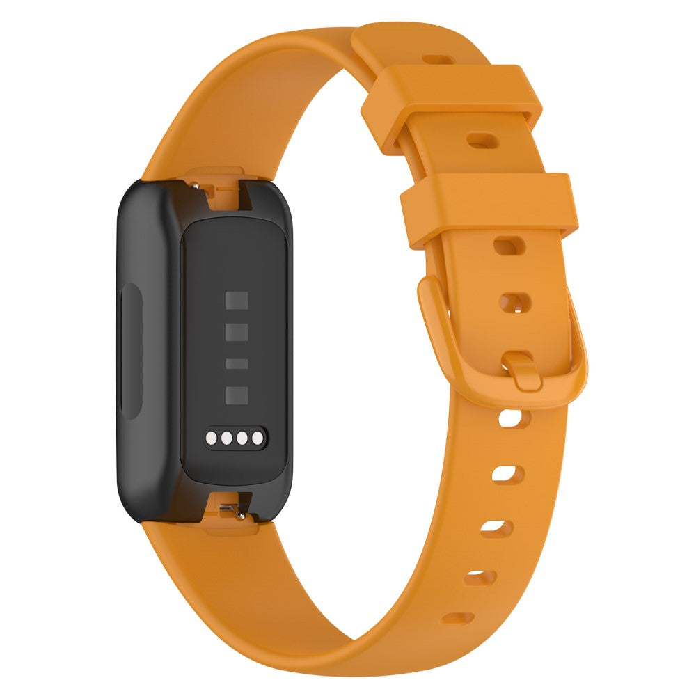 Fitbit Inspire 3 silicone watch strap - Yellow Size: L