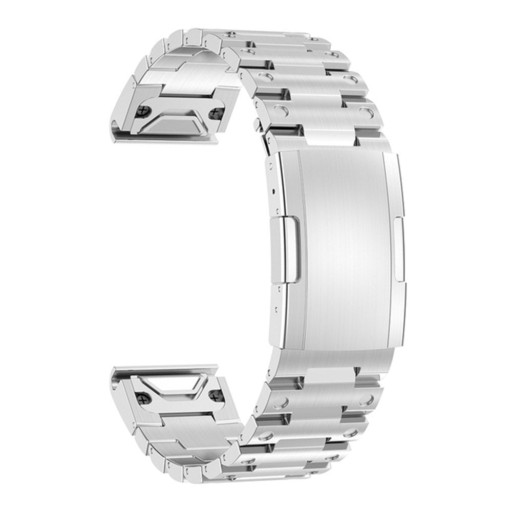 22mm stainless steel watch strap for Garmin watch - Silver