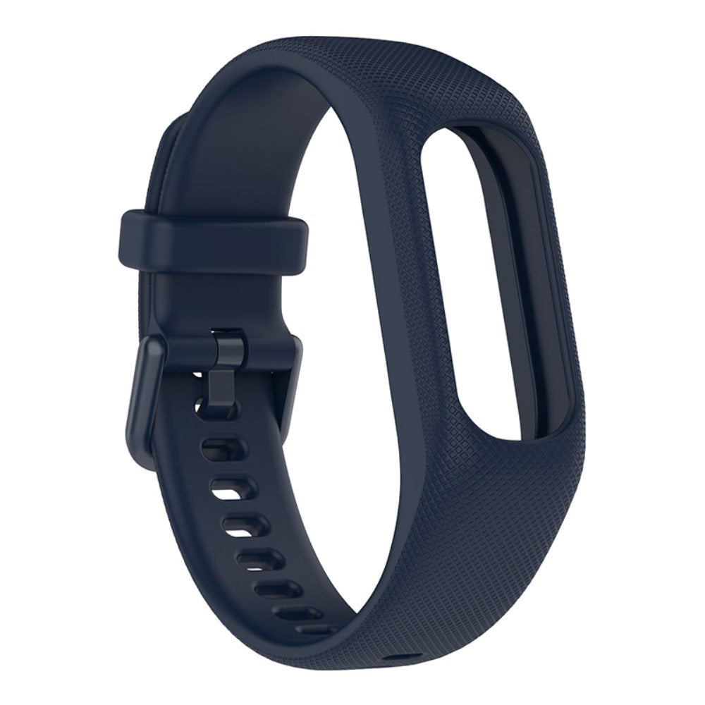 Garmin Vivosmart 5 silicone watch strap with case - Navy Blue