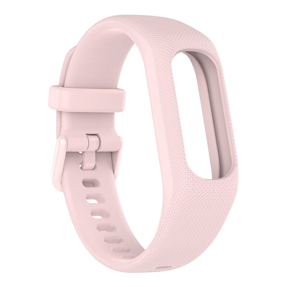 Garmin Vivosmart 5 silicone watch strap with case - Rose Pink