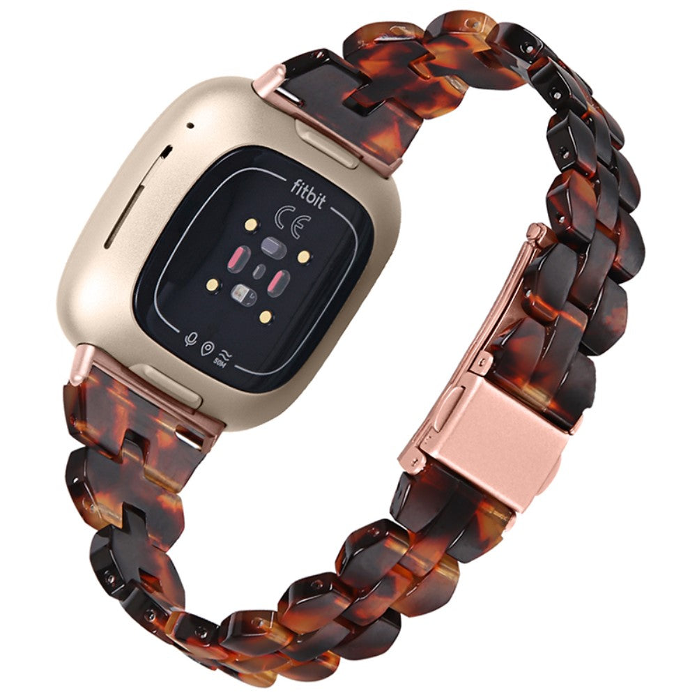 Garmin Vivoactive 3 / 3 Music resin style watch strap - Tortoiseshell Color