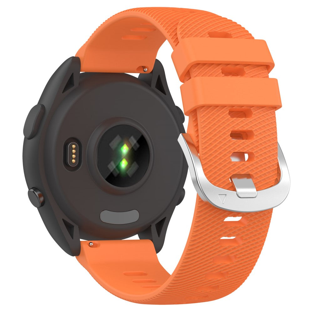 Garmin Forerunner 256 cross stripe silicone strap - Orange