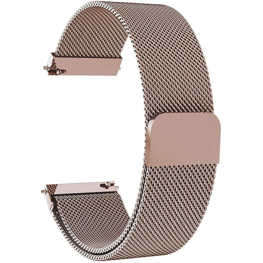 Garmin Venu / Vivoactive 3 / 3 Music milanese stainless steel watch strap - Rose Gold