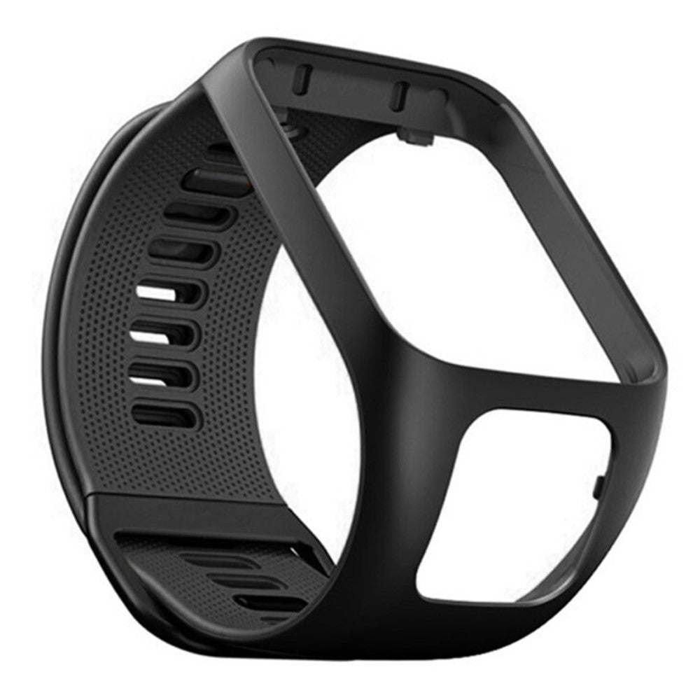 Silicone watch strap for TomTom watch - Black