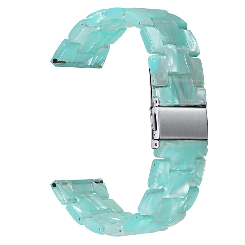 Resin style watch strap for Amazfit watch - Jade Green