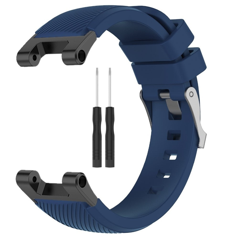 Amazfit T-Rex Pro / T-Rex / Ares twill texture silicone watch strap - Midnight Blue