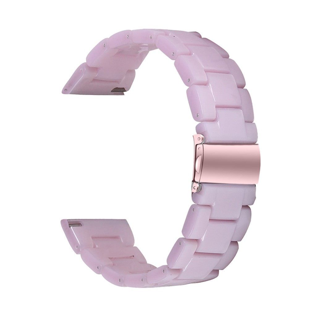 20mm resin watch strap for Amazfit watch with stainless steel buckle - Light Purple