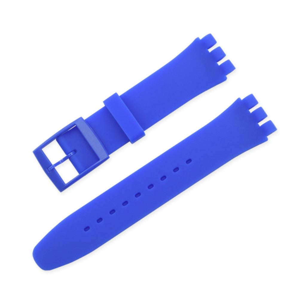 19mm Universal silicone watch strap - Dark Blue