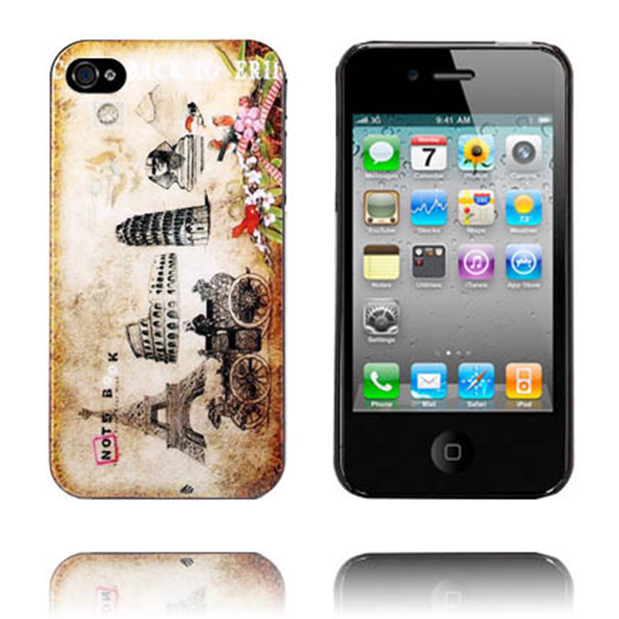 StoryLine (Eifel & Colosseum) iPhone 4/4S Case