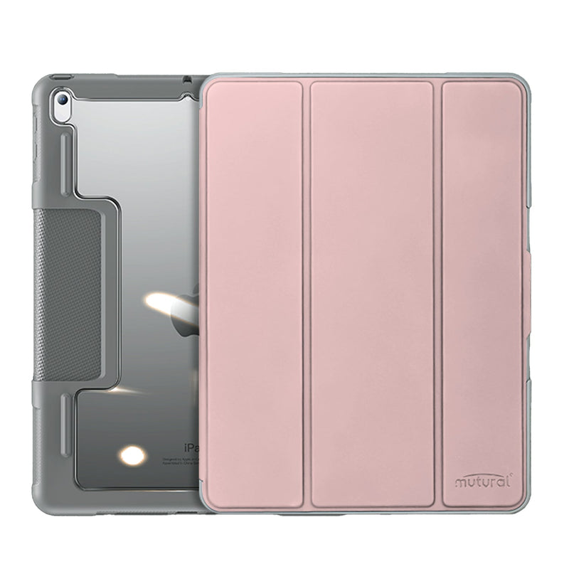 Tough On iPad 10th Gen (2022) 10.9" Case Smart Cover Rose Gold Clear