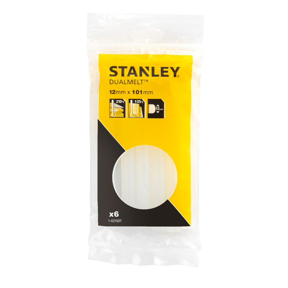 STANLEY 24 Pack Hot Dual Melt Temp Glue Gun Sticks, 11mm x 100mm,1GS20DT  3138522082642