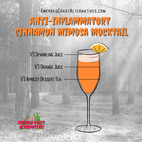 Anti-Inflammatory Cinnamon Mimosa Mocktail- Cinnamon Benefits - Other tea benefits - herbal tea benefits
