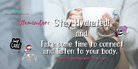 Stay Hydrated and Set Intentions herbal tea ritual ECA Herbal TEA Shop