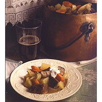 Irish Stew with Mint Sour Cream