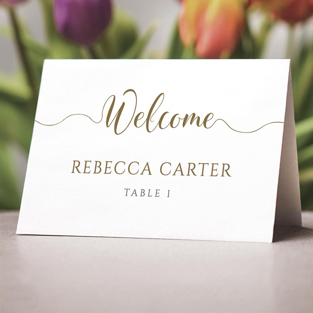 Printable Folded Place Card Template - Editable Name Cards Download – We Do  Bou