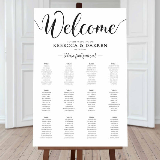 Printable Folded Place Card Template - Editable Name Cards Download – We Do  Bou