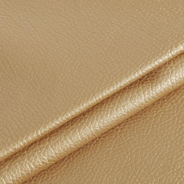 Rulle til reparation af revet læder | Sort klæbende læderplaster, 1 LeatherFix / A4 20x30cm / Guld