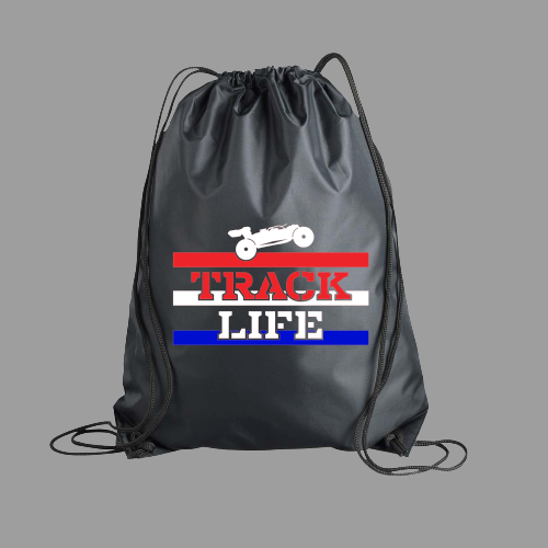 RC Drawstring Cinch Pack Backpack Sponsor Tote bag- Track Life HTV – DandR  Design & Vinyl Werx