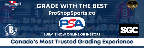 hockey card grading with pro shop sports