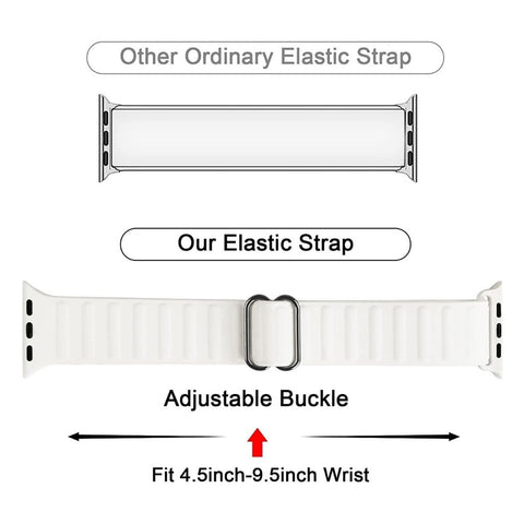 silicone solo loop strap size