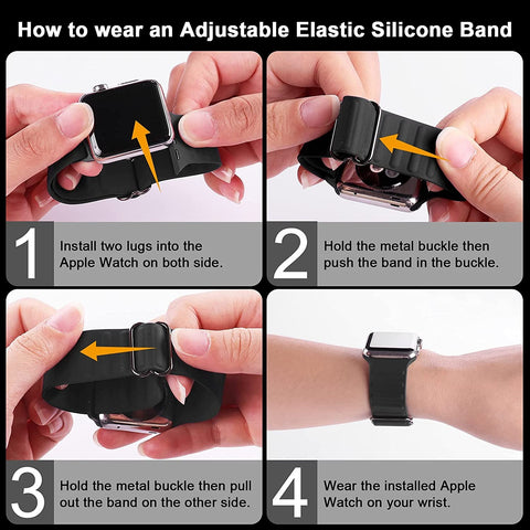 how to adjust silicone solo loop band