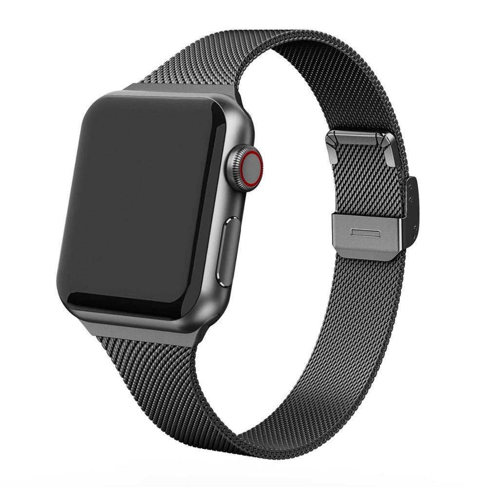 i-Blason - Strap for smart watch - up to 203 mm - brown - for Apple Watch  (42 mm, 44 mm) 