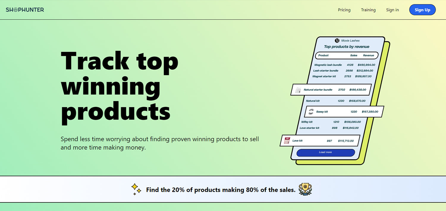 Shop Hunter is a powerful competitor sales tracker that can track competitor stores and reveal their top-selling products.
