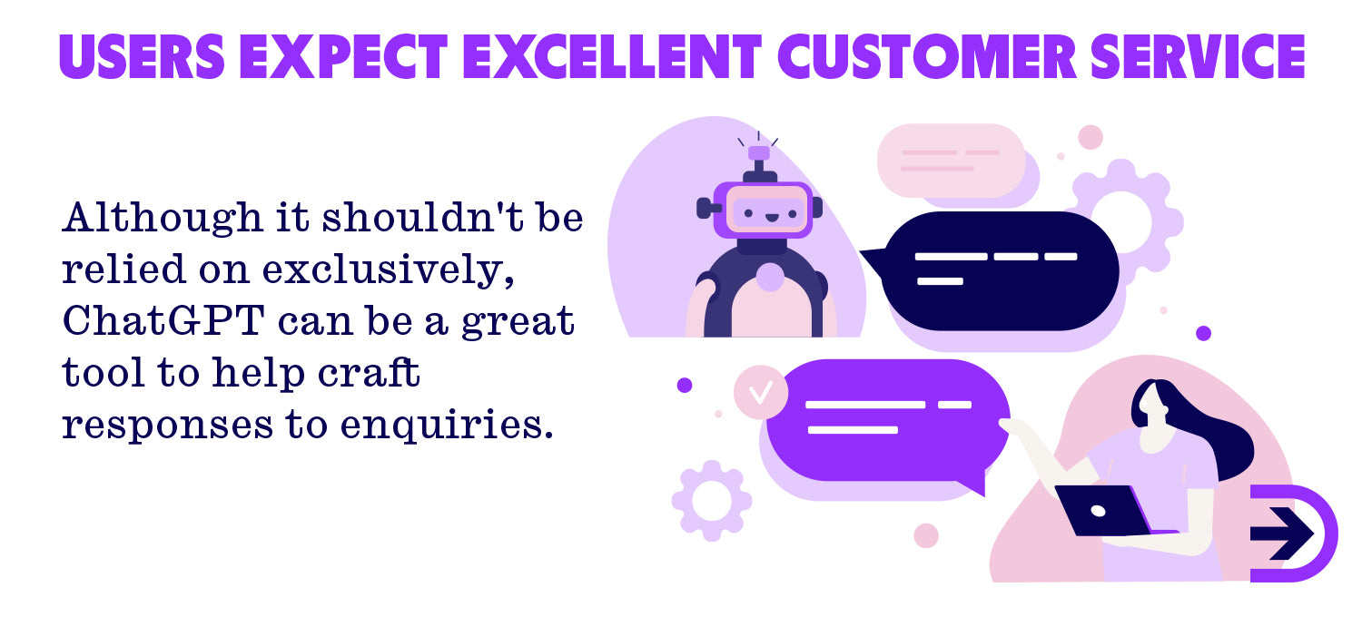 ChatGPT is a useful tool to help you craft responses to customer enquiries.