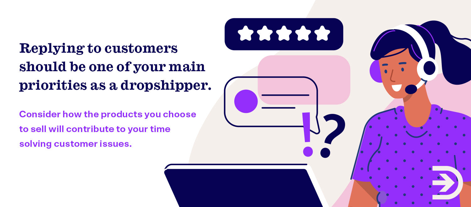 Customer service is an important aspect of a successful dropshipping business.