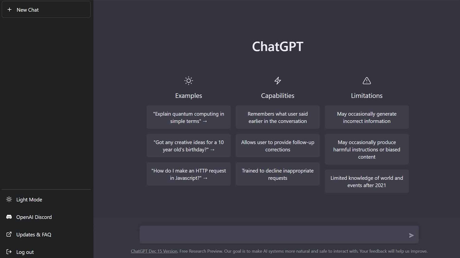 ChatGPT is a leading AI tool that can answer questions and write content, however has some knowledge gaps past 2021.