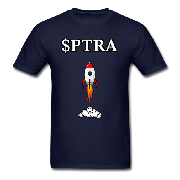 Proterra Inc ($PTRA) Stock Ticker T-Shirt | Stonskabove.com - navy