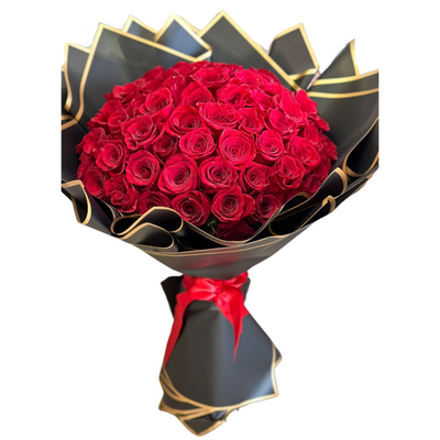 046A - Luxurious Beautiful Bouquet of 100 Red Pink & White Roses - Love  Flowers Miami