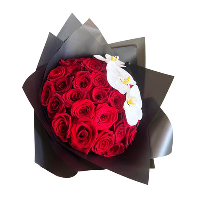 50 Red Roses Hand-crafted bouquet in Miami Beach, FL