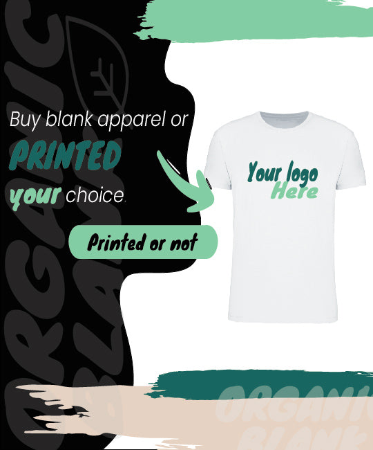 Organic Blank - Impresión personalizada ropa orgánica al por