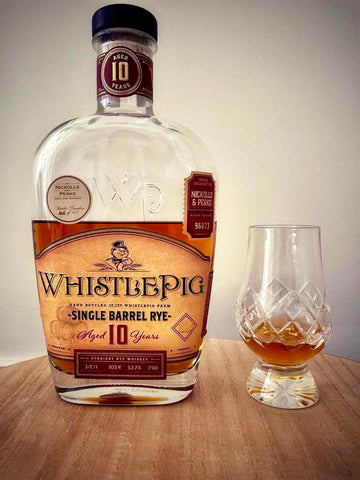 Whistlepig Single Barrel Rye 10yo bottled for Nicholls & Perks