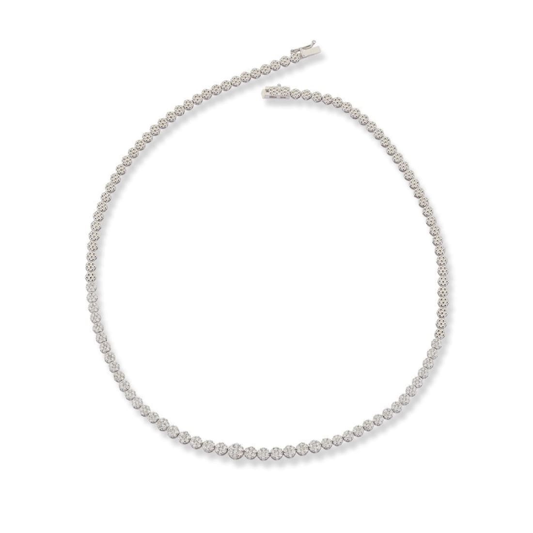 Diamond Pave Tennis Necklace - Empire Fine Jewellers