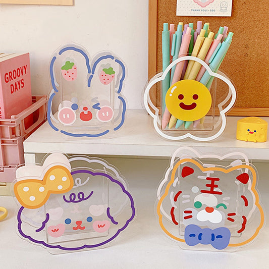 Kawaii Cute Bear Mini Desktop Trash Can Organizer – Kawaii Merchandise