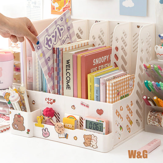 Kawaii Heart Design Desk Storage Rack Storage – Kawaii Merchandise